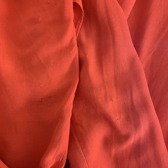 rag & bone fire red dirdre hooded dress L - Picture 9 of 10